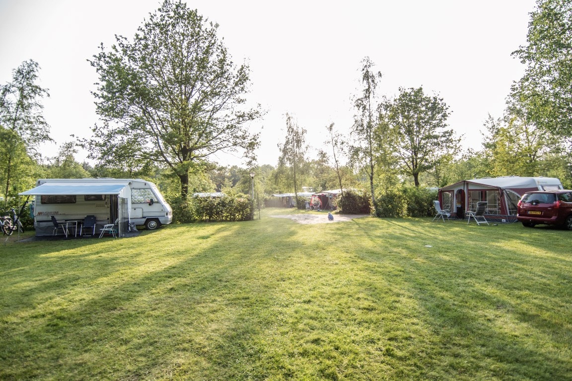 Camping de Berken bei Gasselte auf dem Hondsrug, Ausgangsbasis für Radtouren
